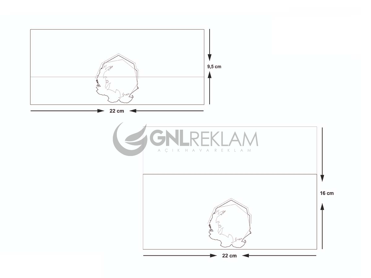 GNL DAVETİYE GDF-7016 1 Paket (100 Adettir)