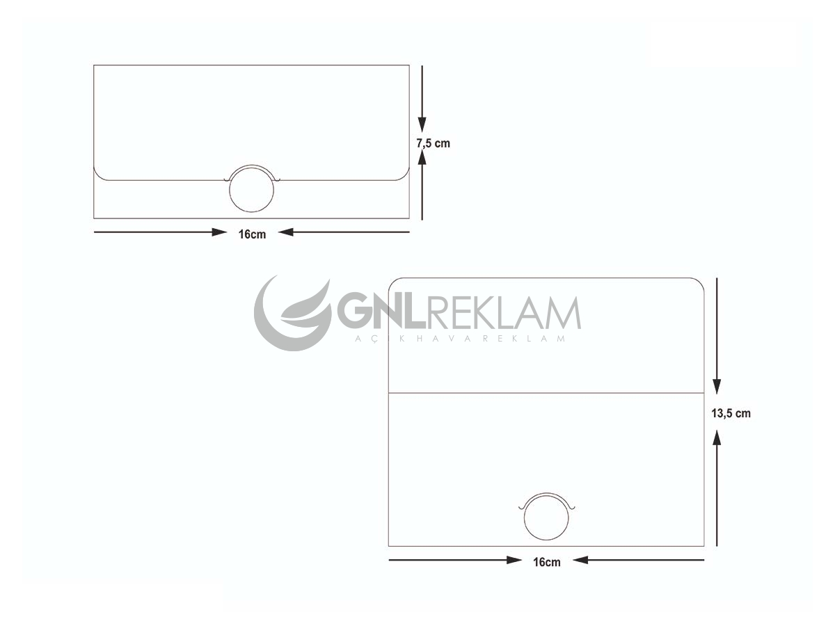 GNL DAVETİYE GDF-7047 1 Paket (100 Adettir)