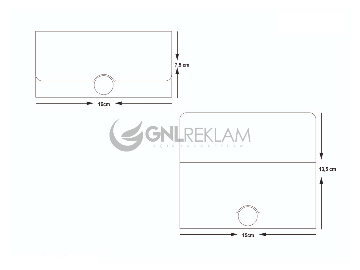 GNL DAVETİYE GDF-7048 1 Paket (100 Adettir)