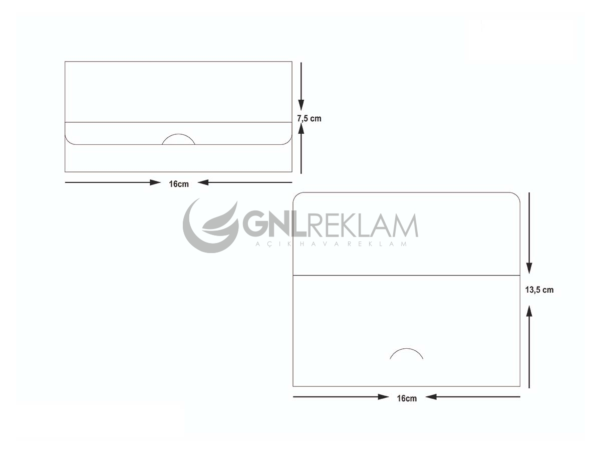 GNL DAVETİYE GDF-7049 1 Paket (100 Adettir)