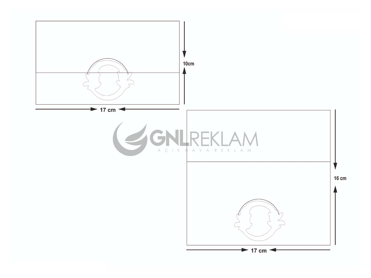 GNL DAVETİYE GDF-7056 1 Paket (100 Adettir)