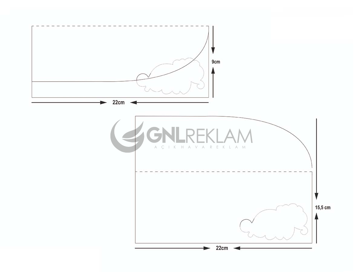 GNL DAVETİYE GDF-7070 1 Paket (100 Adettir)