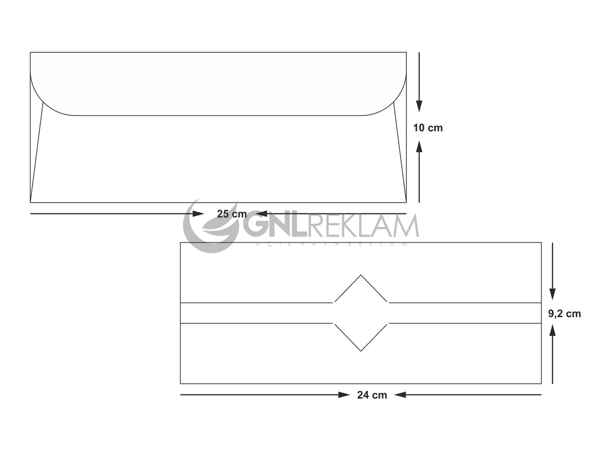 GNL DAVETİYE GDİ-10287 1 Paket (100 Adettir)