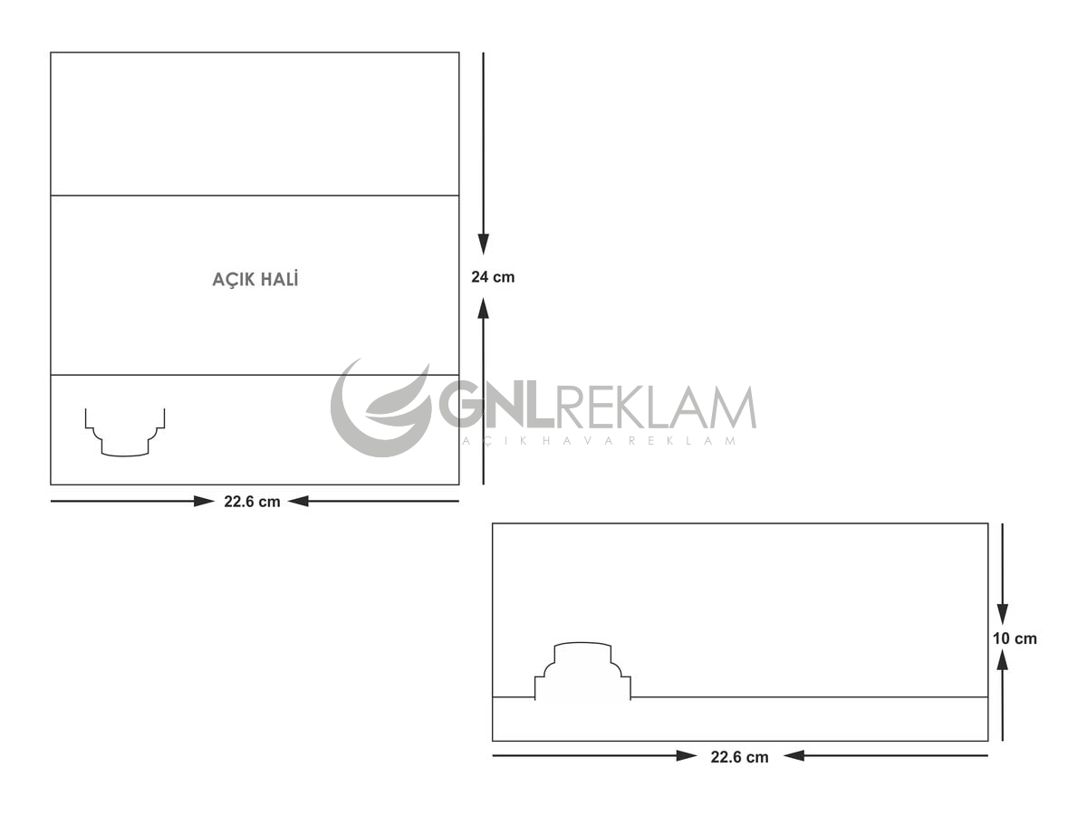 GNL DAVETİYE GDİ-10390 1 Paket (100 Adettir)