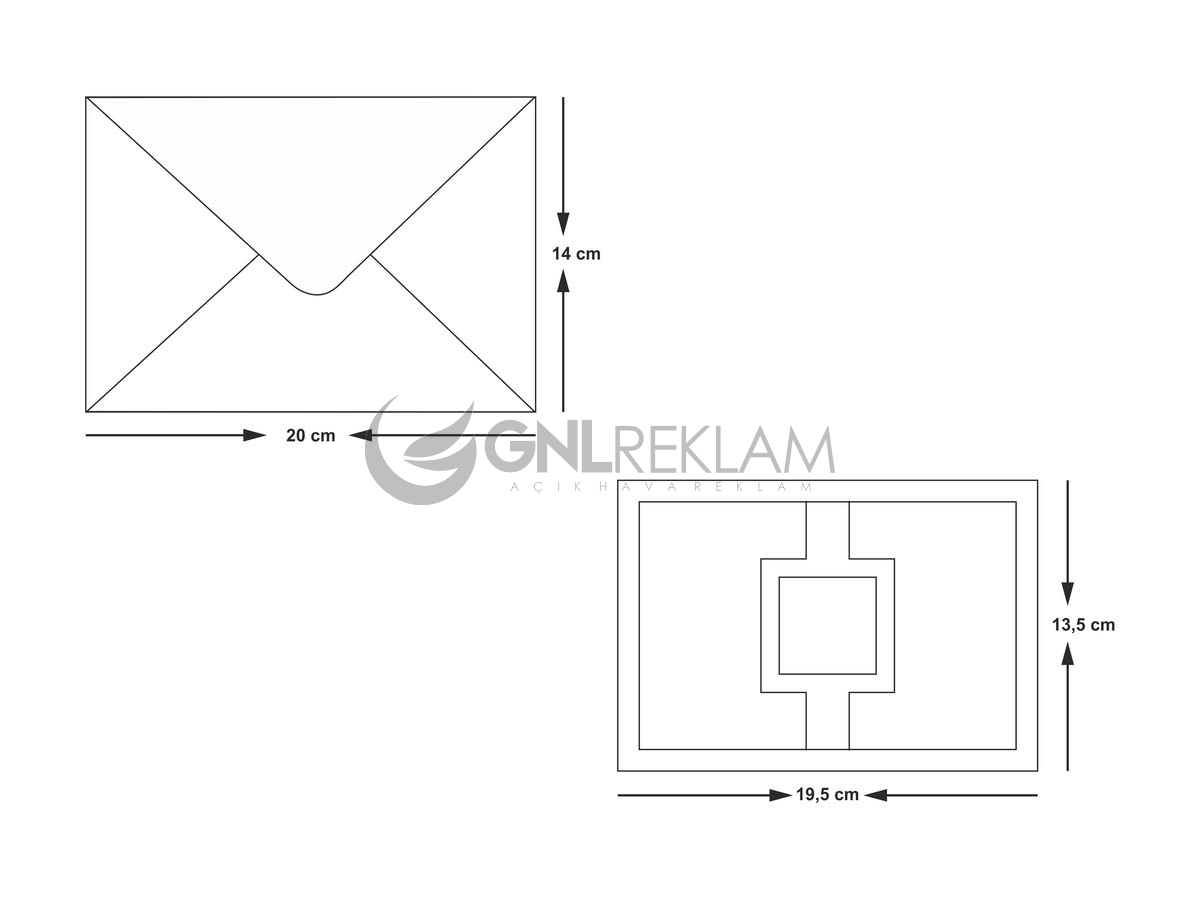 GNL DAVETİYE GDİ-10421 1 Paket (100 Adettir)