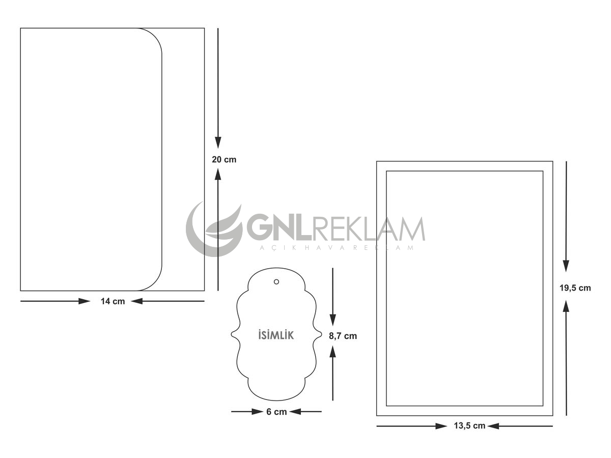 GNL DAVETİYE GDİ-10424 1 Paket (100 Adettir)