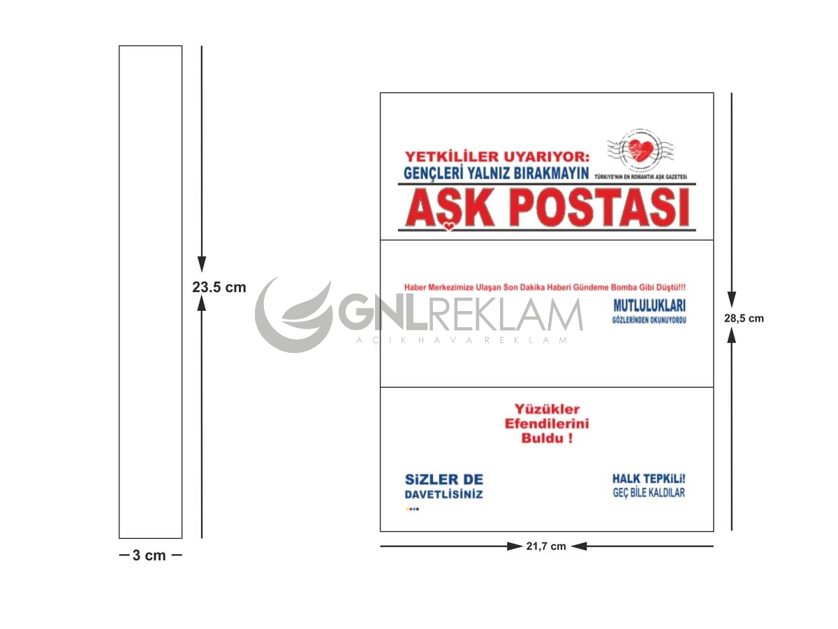 GNL DAVETİYE GDİ-10462 1 Paket (100 Adettir)