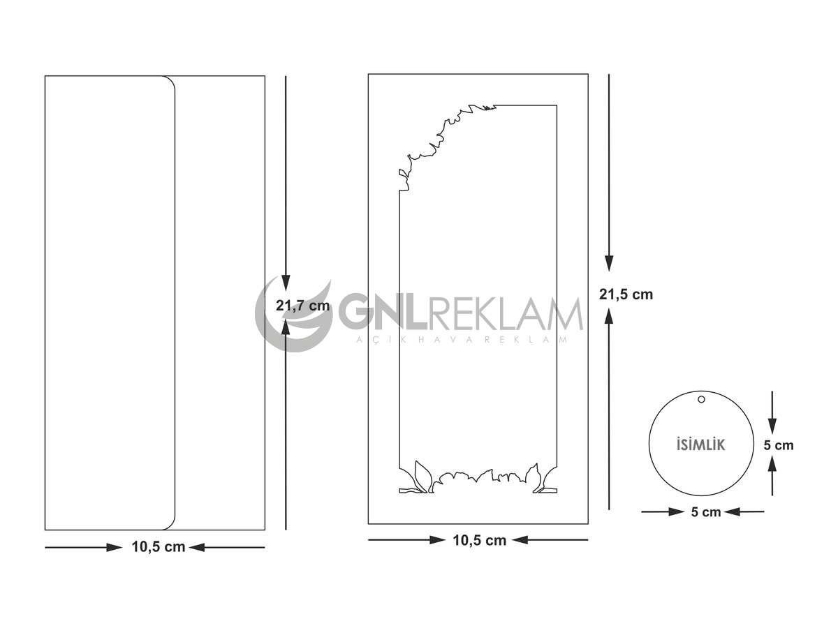 GNL DAVETİYE GDİ-10463 1 Paket (100 Adettir)