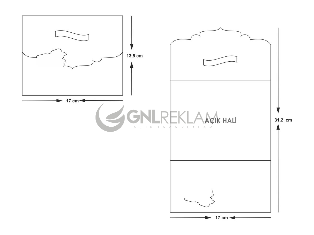 GNL DAVETİYE GDİ-10482 1 Paket (100 Adettir)