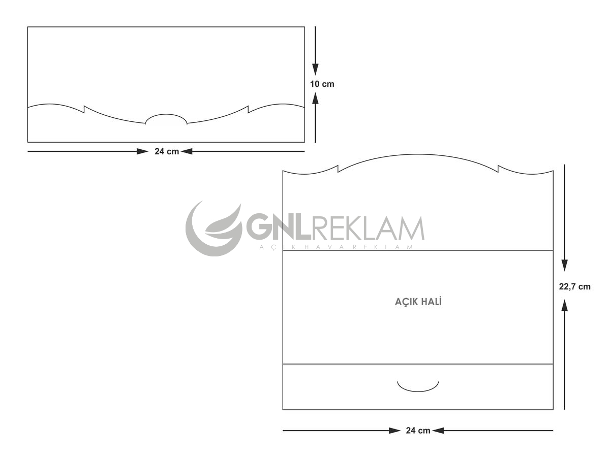 GNL DAVETİYE GDİ-10506 1 Paket (100 Adettir)