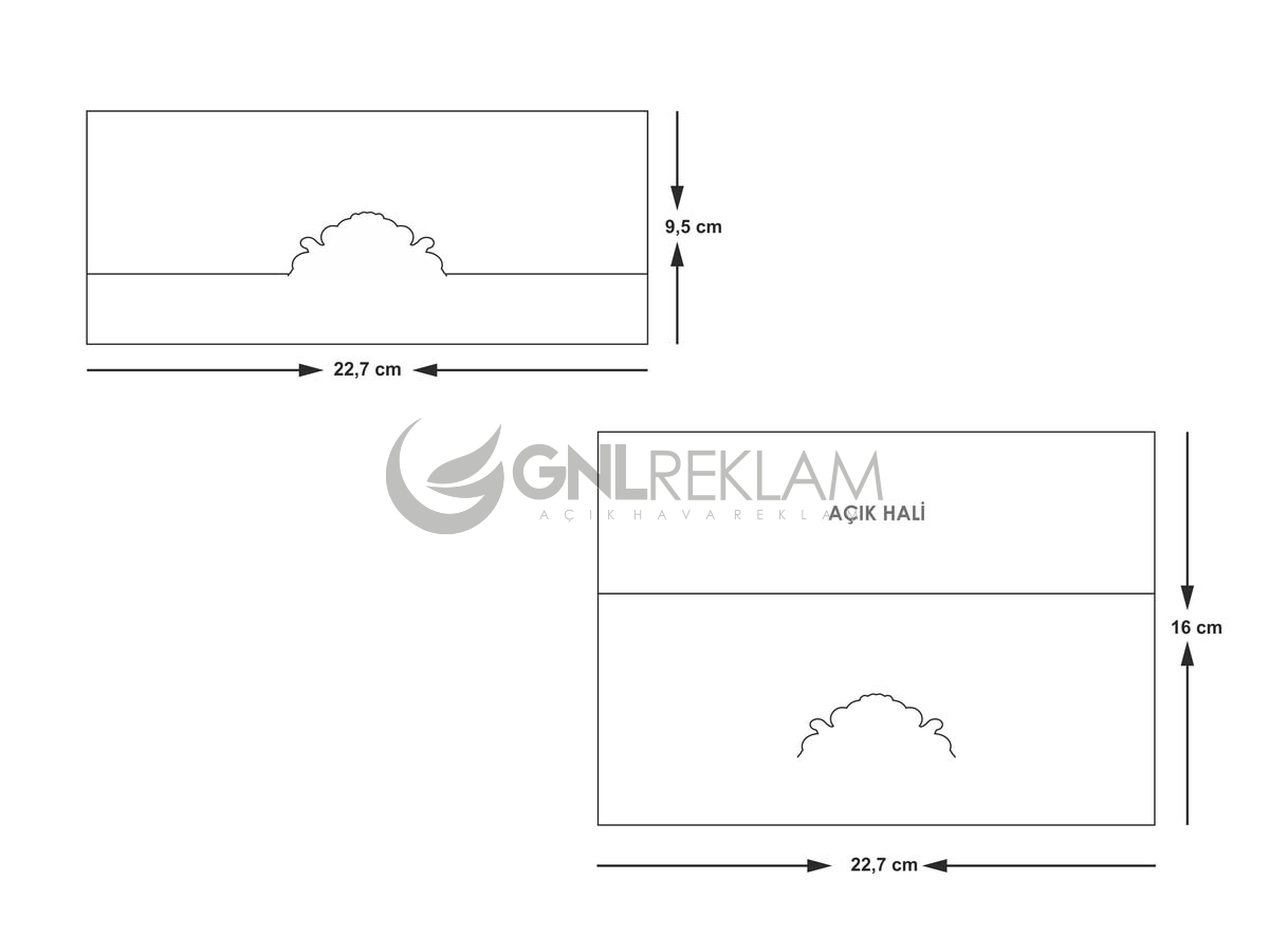 GNL DAVETİYE GDİ-10508 1 Paket (100 Adettir)