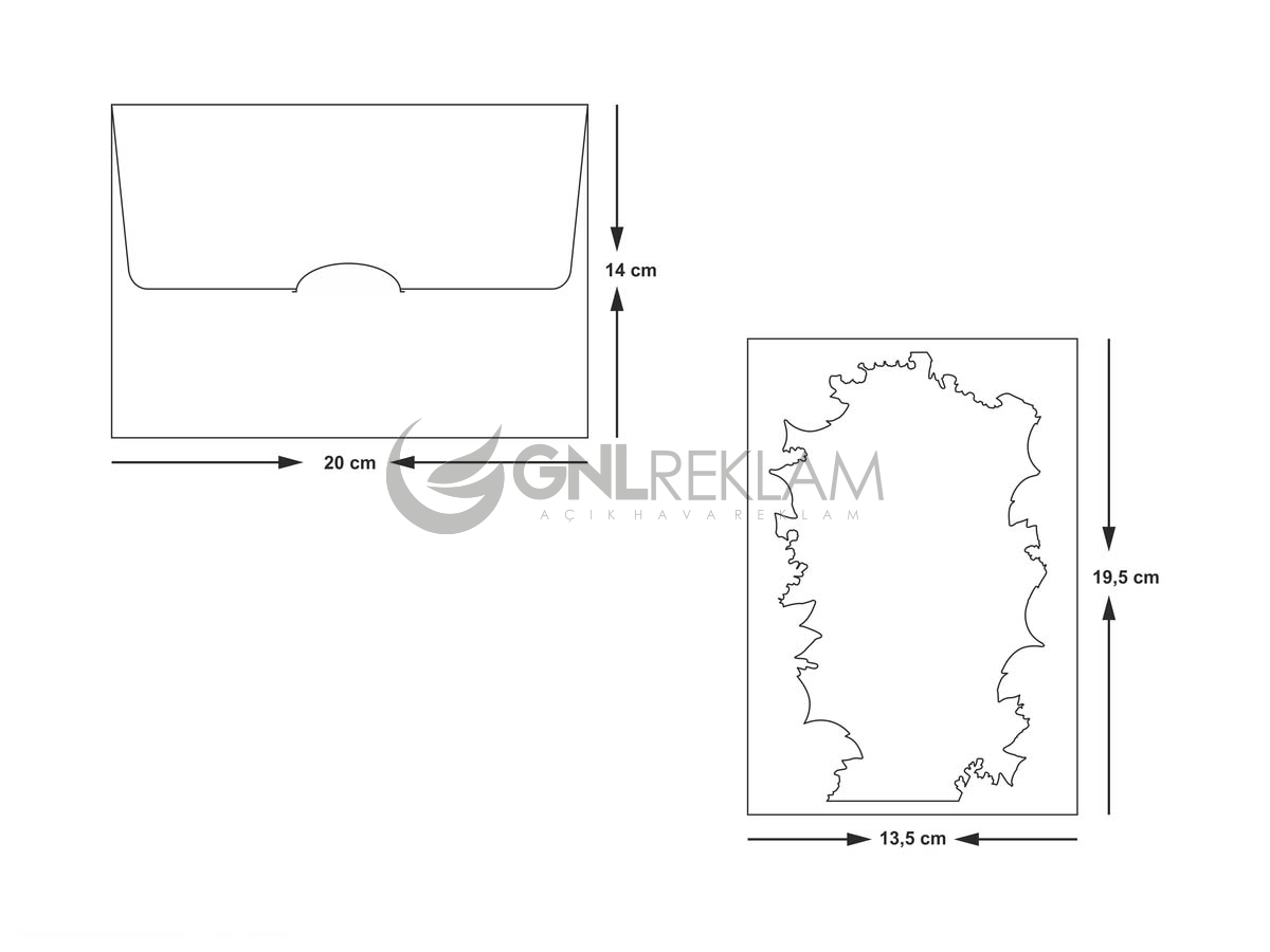 GNL DAVETİYE GDİ-10523 1 Paket (100 Adettir)