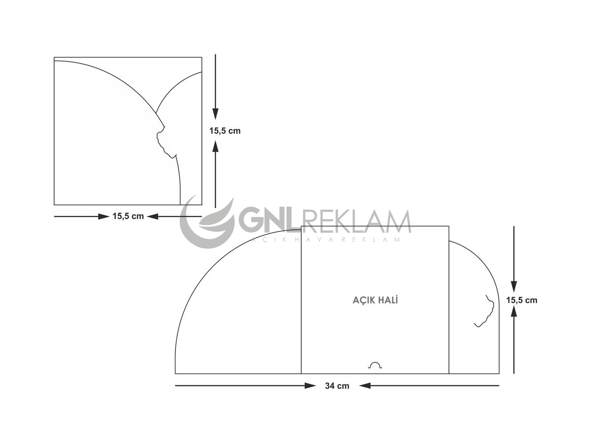 GNL DAVETİYE GDİ-10524 1 Paket (100 Adettir)