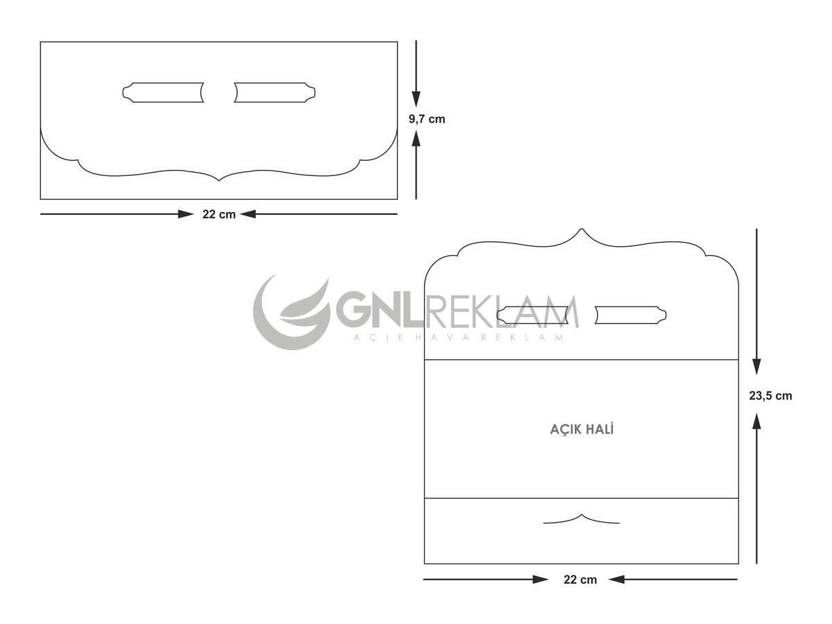 GNL DAVETİYE GDİ-10539 1 Paket (100 Adettir)