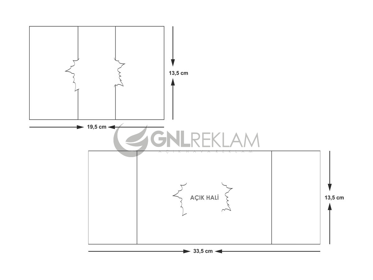 GNL DAVETİYE GDİ-10543 1 Paket (100 Adettir)