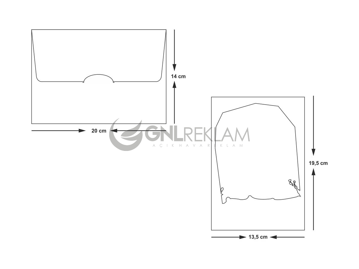 GNL DAVETİYE GDİ-10547 1 Paket (100 Adettir)