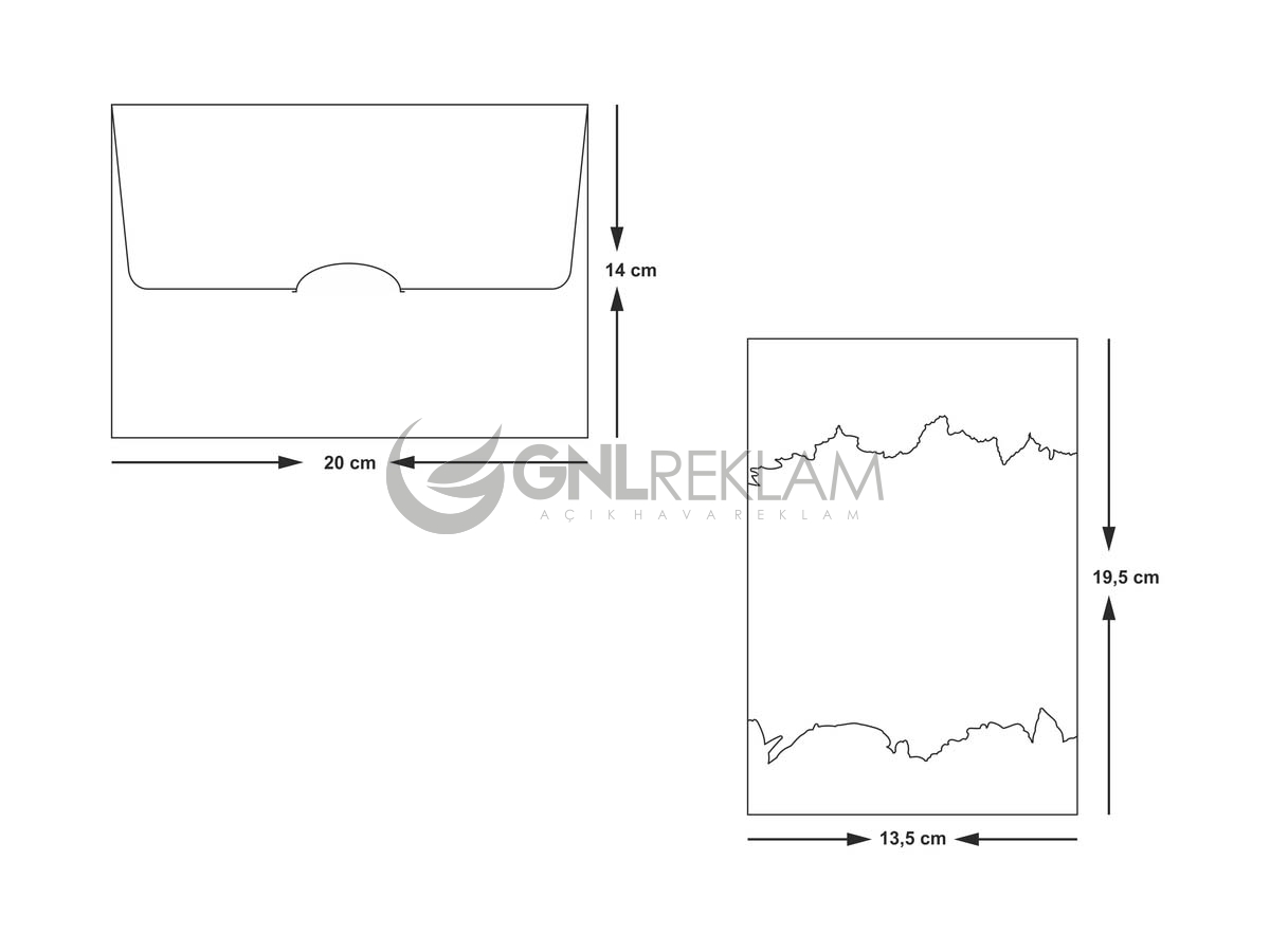 GNL DAVETİYE GDİ-10565 1 Paket (100 Adettir)