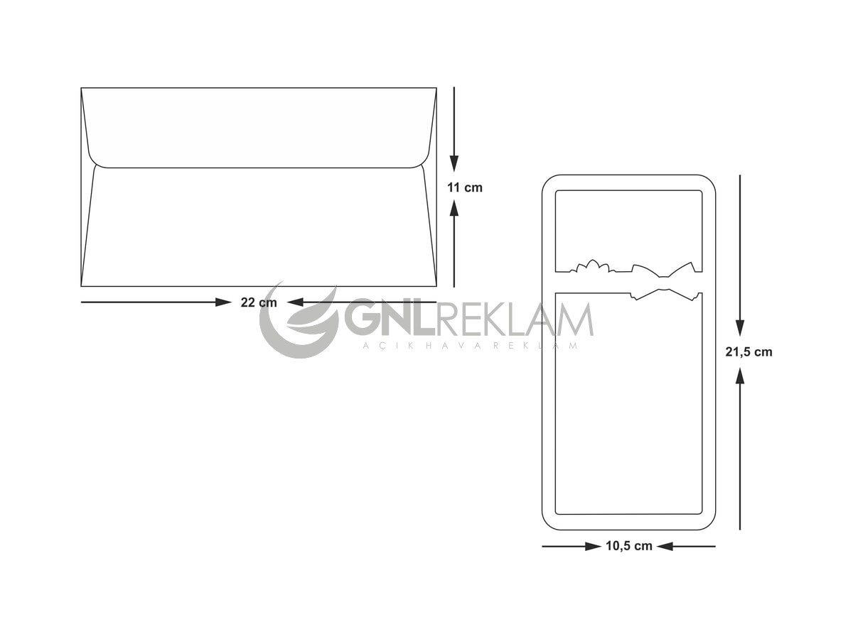 GNL DAVETİYE GDİ-10568 1 Paket (100 Adettir)