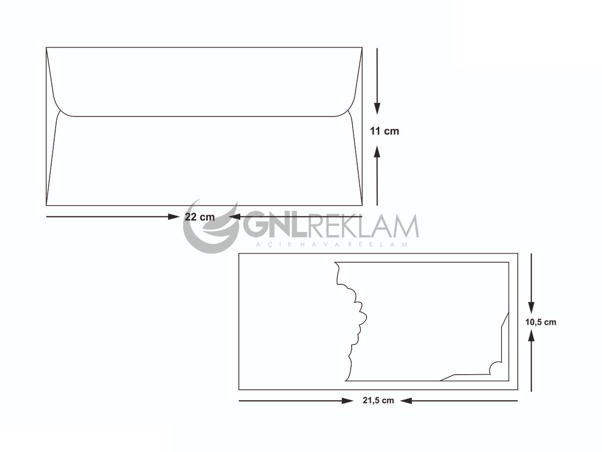 GNL DAVETİYE GDİ-10574 1 Paket (100 Adettir)