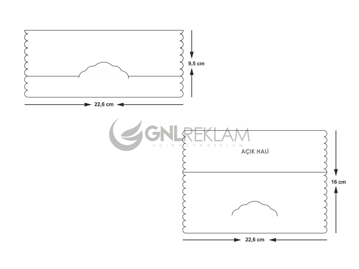 GNL DAVETİYE GDİ-10575 1 Paket (100 Adettir)